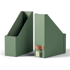 Iratpapucs, karton, 100 mm, LEITZ "Puro", zsályazöld   Iratpapucs, karton, 100 mm, LEITZ "Puro", zsályazöld