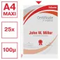   Genotherm, lefűzhető, A4 maxi, 100 mikron, narancsos felület, ESSELTE "Maxi"