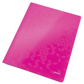 Gyorsfűző, laminált karton, A4, LEITZ "Wow", rózsaszín   Gyorsfűző, laminált karton, A4, LEITZ "Wow", rózsaszín