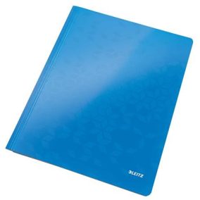 Gyorsfűző, laminált karton, A4, LEITZ "Wow", kék   Gyorsfűző, laminált karton, A4, LEITZ "Wow", kék