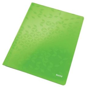 Gyorsfűző, laminált karton, A4, LEITZ "Wow", zöld   Gyorsfűző, laminált karton, A4, LEITZ "Wow", zöld