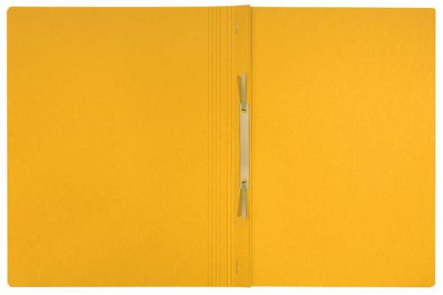 Gyorsfűző, A4, karton, LEITZ "Recycle", sárga