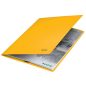 Gumis mappa, karton, A4, LEITZ "Recycle", sárga