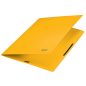 Gumis mappa, karton, A4, LEITZ "Recycle", sárga