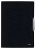 Gumis mappa, PP, A4, LEITZ "Style", szaténfekete