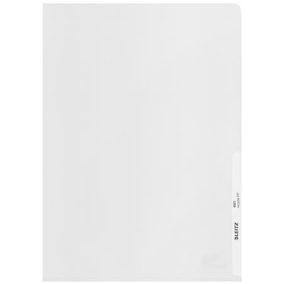   Genotherm, felül és belső oldalon nyitott, A4, PP, 140 mikron, narancsos felület, LEITZ "Recycle"