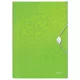 Gumis mappa, PP, A4, LEITZ "Wow", zöld