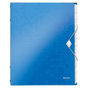 Előrendező, A4, 12 részes, műanyag, LEITZ "Wow", kék   Előrendező, A4, 12 részes, műanyag, LEITZ "Wow", kék