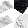 Spirálfüzet, A4, kockás, 80 lap, LEITZ "Wow", fekete