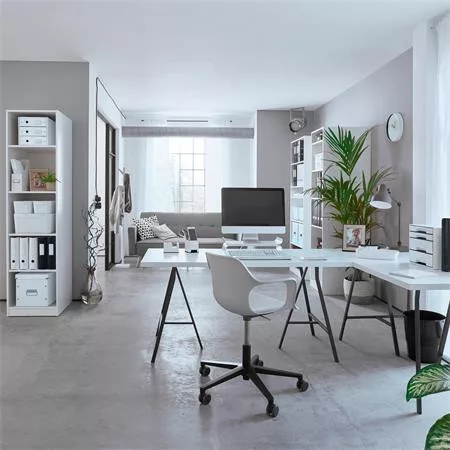 Spirálfüzet, A5, vonalas, 80 lap, LEITZ "Wow", fehér