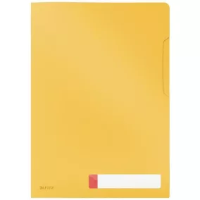   Genotherm, "L", A4, PP, LEITZ "Cosy Privacy", melegsárga