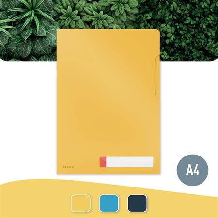 Genotherm, "L", A4, PP, LEITZ "Cosy Privacy", melegsárga