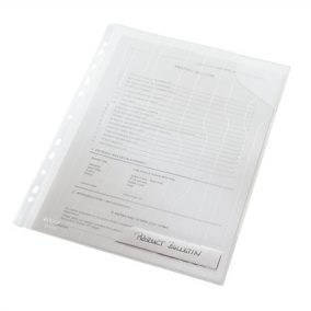 Genotherm, "L", lefűzhető, A4, 200 mikron, LEITZ "CombiFile", áttetsző   Genotherm, "L", lefűzhető, A4, 200 mikron, LEITZ "CombiFile", áttetsző