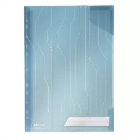   Genotherm, "L", lefűzhető, A4, 200 mikron, LEITZ "CombiFile", kék