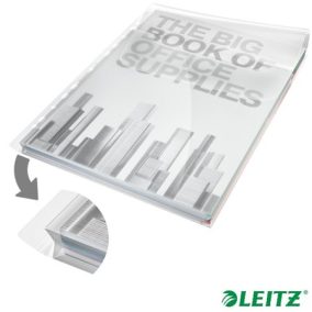 Genotherm, lefűzhető, A4, 180 mikron, víztiszta felület, 20 mm, behajtható fül, LEITZ "Jumbo"   Genotherm, lefűzhető, A4, 180 mikron, víztiszta felület, 20 mm, behajtható fül, LEITZ "Jumbo"