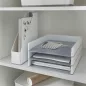   Iratpapucs, műanyag, 73 mm, kettős színhatású, LEITZ "Wow", fehér