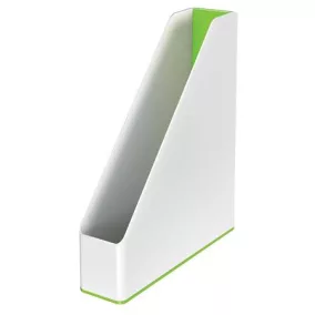   Iratpapucs, műanyag, 73 mm, kettős színhatású, LEITZ "Wow", zöld