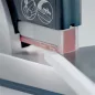   Tűzőgép, nagyteljesítményű, 80 lap, LEITZ "5551", ezüst