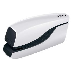   Tűzőgép, elektromos, No.10, 10 lap, LEITZ "Wow", fehér