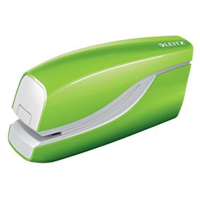 Tűzőgép, elektromos, No.10, 10 lap, LEITZ "Wow", zöld   Tűzőgép, elektromos, No.10, 10 lap, LEITZ "Wow", zöld