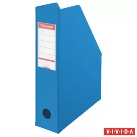   Iratpapucs, PVC/karton, 70 mm, összehajtható, ESSELTE, Vivida kék