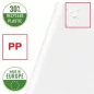   Genotherm, felül és a belső oldalon nyitott, lefűzhető, A4, 115 mikron, narancsos felület, ESSELTE