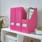   Iratpapucs, PP/karton, 95 mm, LEITZ "Click&Store", rózsaszín