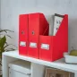   Iratpapucs, PP/karton, 95 mm, LEITZ "Click&Store", piros