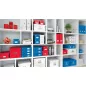   Iratpapucs, PP/karton, 95 mm, LEITZ "Click&Store", piros