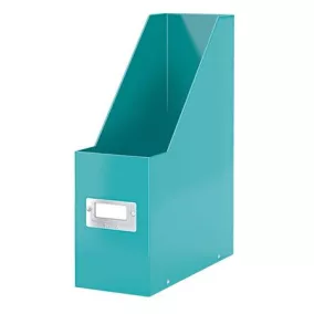   Iratpapucs, PP/karton, 95 mm, LEITZ "Click&Store", jégkék