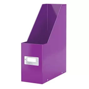   Iratpapucs, PP/karton, 95 mm, LEITZ "Click&Store", lila