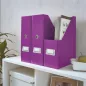   Iratpapucs, PP/karton, 95 mm, LEITZ "Click&Store", lila