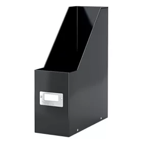   Iratpapucs, PP/karton, 95 mm, LEITZ "Click&Store", fekete