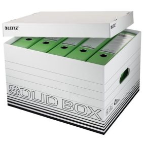 Archiválódoboz, L méret, LEITZ "Solid", fehér Archiválódoboz, L méret, LEITZ "Solid", fehér
