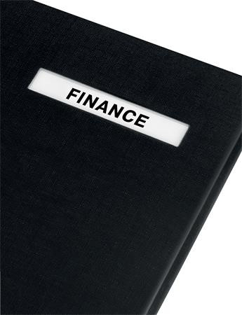 Aláírókönyv, A4, 20 részes, karton, ESSELTE, fekete