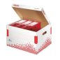   Archiválókonténer, újrahasznosított karton, felfelé nyíló, ESSELTE "Speedbox", fehér