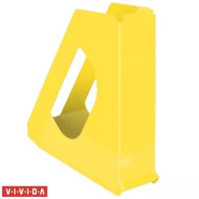   Iratpapucs, műanyag, 68 mm, ESSELTE "Europost", Vivida sárga