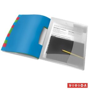 Előrendező, A4, 12 részes, műanyag, ESSELTE "Vivida", áttetsző   Előrendező, A4, 12 részes, műanyag, ESSELTE "Vivida", áttetsző