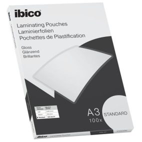   Meleglamináló fólia, 125 mikron, A3, fényes, IBICO "Standard"
