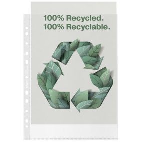 Genotherm, lefűzhető, A4, 70 mikron, narancsos felület, ESSELTE "Recycled"   Genotherm, lefűzhető, A4, 70 mikron, narancsos felület, ESSELTE "Recycled"