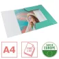   Gumis mappa, karton, A4, ESSELTE "Colour'Breeze", zöld