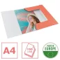   Gumis mappa, karton, A4, ESSELTE "Colour'Breeze", korall