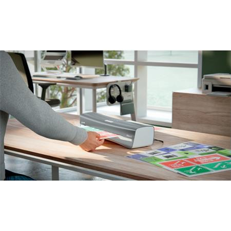 Laminálógép, A3, 80-125 mikron, LEITZ "iLam Office", ezüst