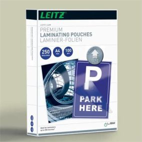   Meleglamináló fólia, 250 mikron, A4, fényes, UDT technológiával, LEITZ "iLam"