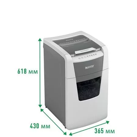 Iratmegsemmisítő, konfetti, 150 lap, LEITZ "IQ AutoFeed Office 150 P4 Pro"