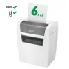 Iratmegsemmisítő, konfetti, 6 lap, LEITZ "IQ Home"
