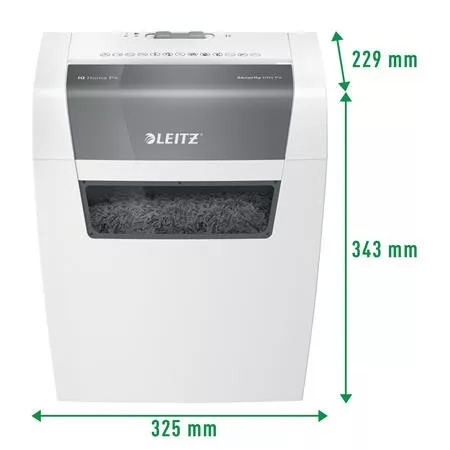 Iratmegsemmisítő, konfetti, 6 lap, LEITZ "IQ Home"