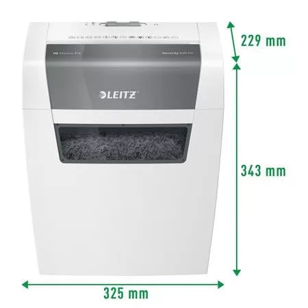 Iratmegsemmisítő, konfetti, 6 lap, LEITZ "IQ Home"