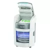 Iratmegsemmisítő, mikrokonfetti, 150 lap, LEITZ "IQ OptiMax Autofeed Home Office 150 P5"