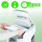   Iratmegsemmisítő, mikrokonfetti, 150 lap, LEITZ "IQ OptiMax Autofeed Home Office 150 P5"